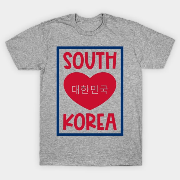 South Korea T-Shirt by colorsplash